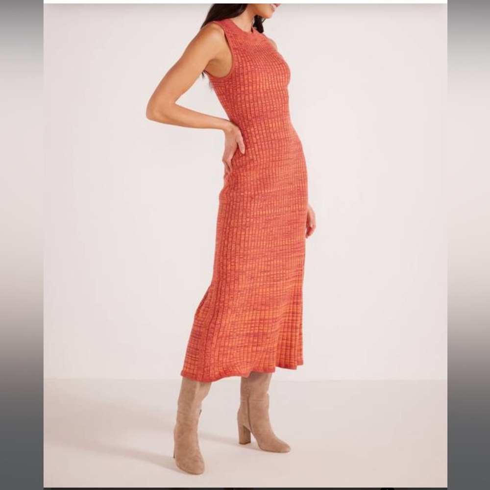 MinkPink Orange Textured Women's dress
